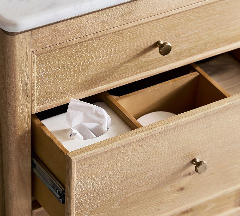 Leah Heirloom 27" Single Sink Vanity | Pottery Barn (US)