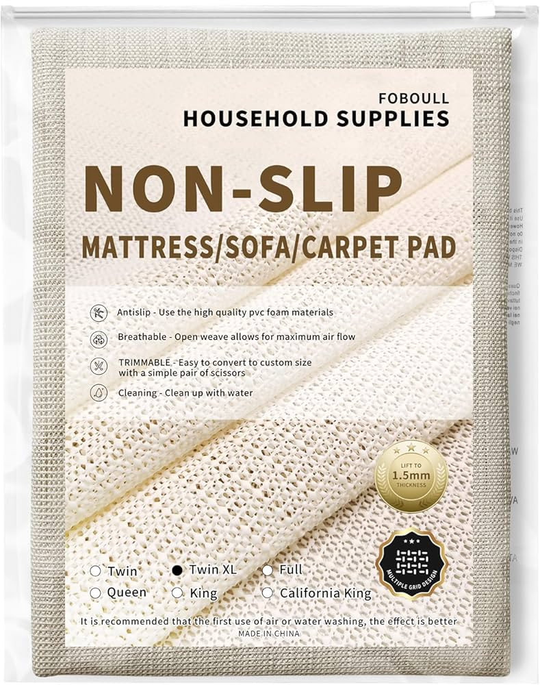 Mattress Slide Stopper and Gripper,Slip Mattress Grip Pads,Non Slip Rug Pads Keep Mattress from S... | Amazon (US)