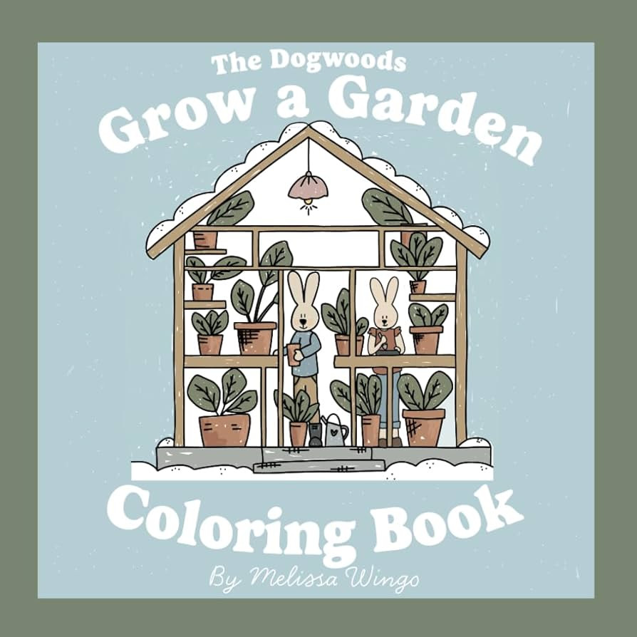 The Dogwoods Grow a Garden Coloring Book: Adorable & Easy Adult & Kids Color Book Stress-Relievin... | Amazon (US)