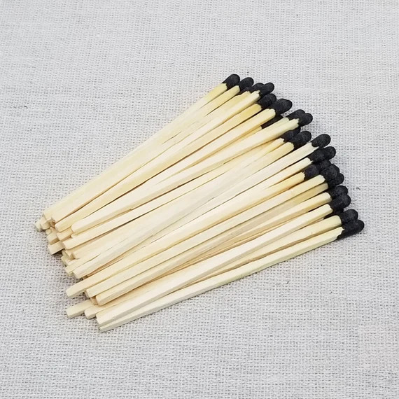 4" Matchsticks - Black - Loose | Etsy (US)