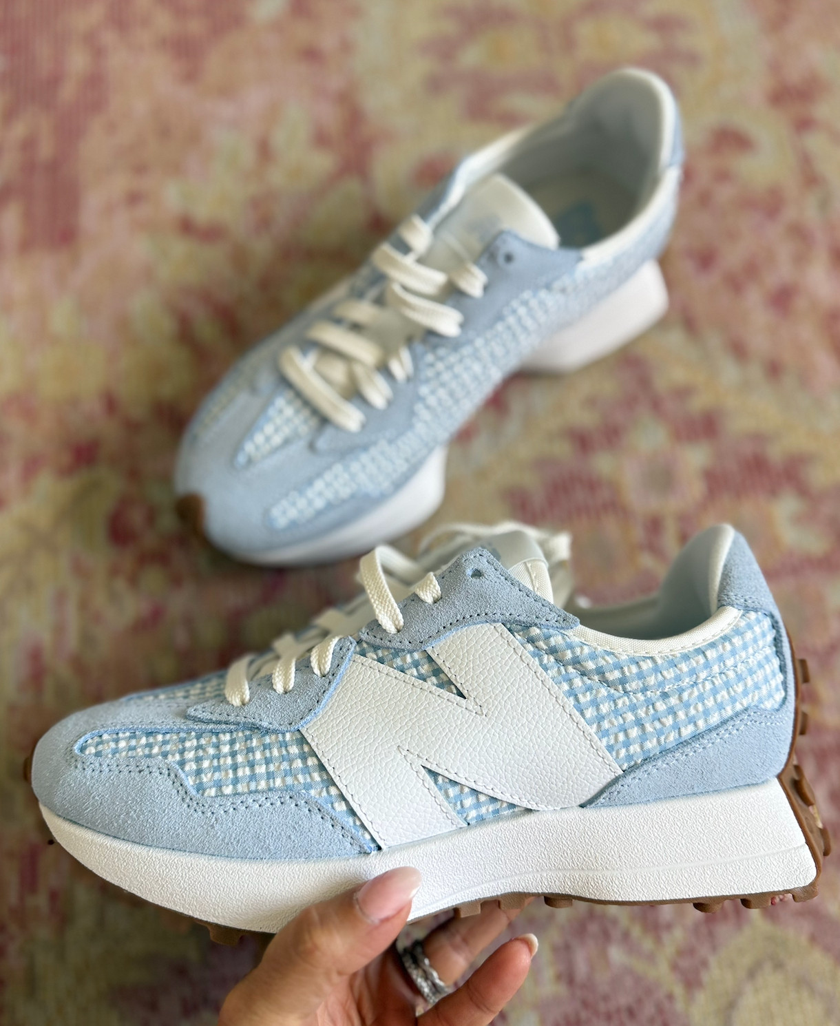Blue sneakers for summer 

 
