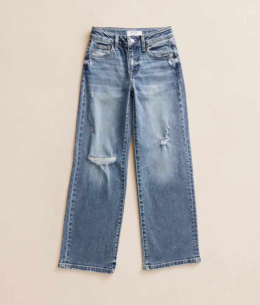 Girls - Mini Kris Low Slung Jean | Buckle