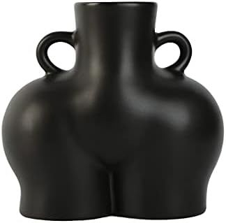 Sarilee Female Body Vase, Butt Flower Vase, Art Statue Vase, Booty Sculpture Home Decor, Glazed C... | Amazon (US)