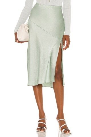 Bailey 44 Nova Satin Skirt in Seafoam from Revolve.com | Revolve Clothing (Global)