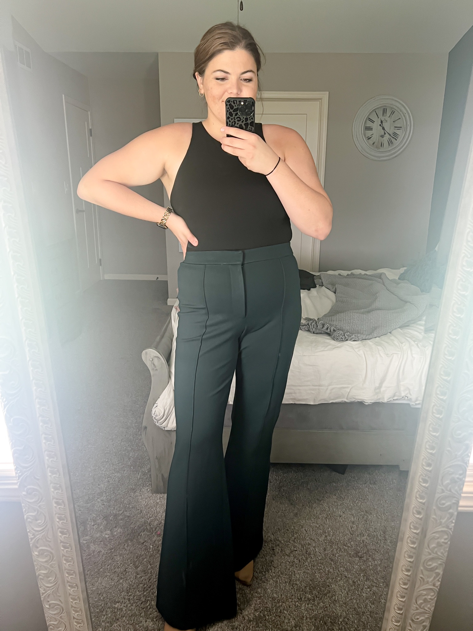 work outfit for fall- Pants size 12 - sweater size large - body suit size xl - blazer size xl 
Chunky loafers / fall booties / work outfit / office style /fall work style / target / target trousers / high waisted trousers / chunky knit sweater / blazer outfit for fall / midsize / size 12 

#LTKworkwear #LTKcurves #LTKstyletip