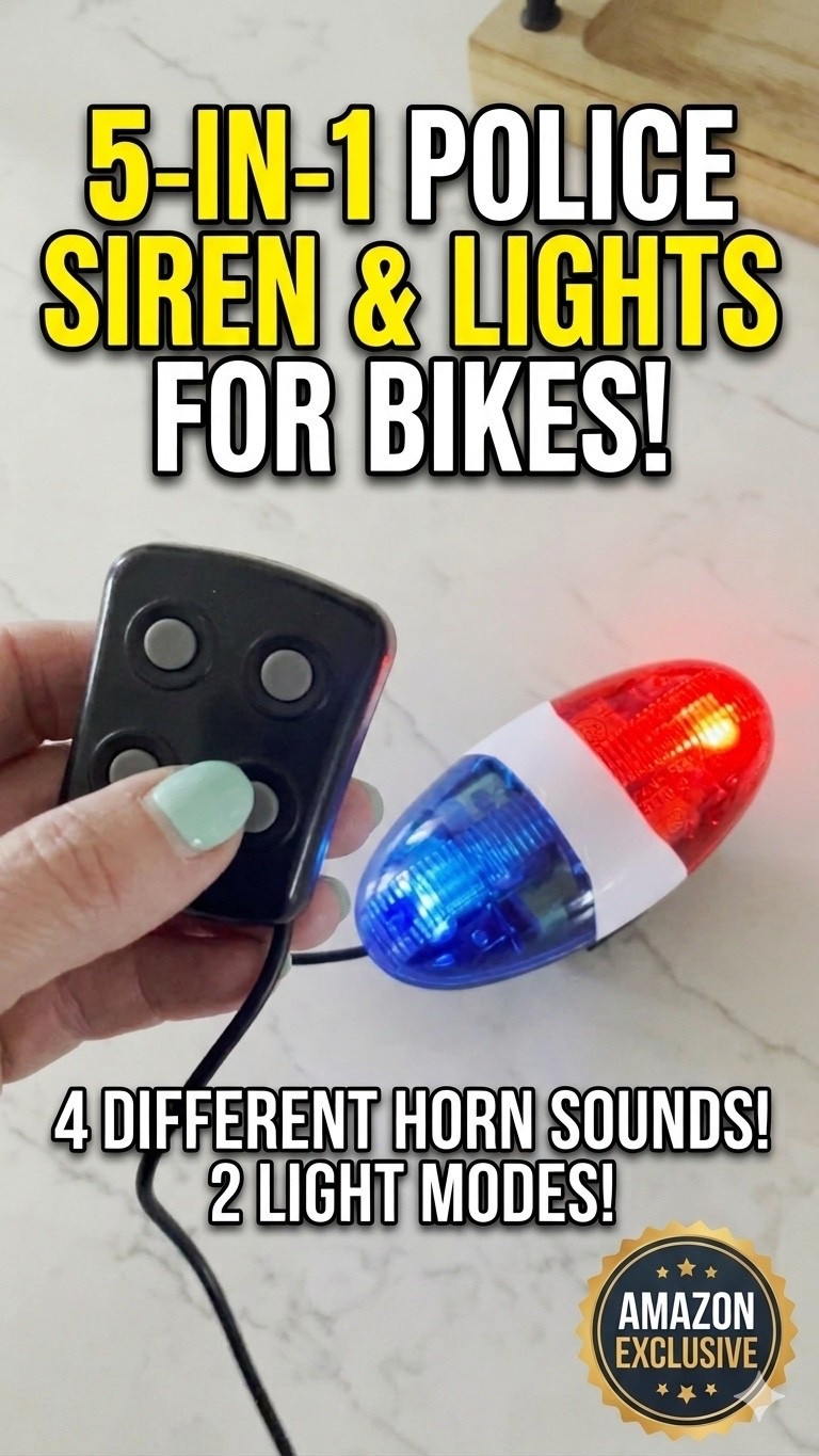 🚨 Bicycle or Police Cruiser?! 🚨
My son is a total rescue vehicle aficionado, so when I saw this “bicycle horn,” I knew it would be a hit for our cargo bike rides. But let me tell you—this thing is the real deal!
It features 4 different siren sounds and flashing red and blue lights that are so bright (and loud!), people might actually think they’re being pulled over. It was super easy to install with just two AA batteries, and it’s been the highlight of our neighborhood cruises.
If you have a little one who loves fire trucks, police cars, or just making a grand entrance, this is a must-have accessory! 🚲💨
Shop this find at the link in my bio! #LTKkids #BikeAccessories #GiftIdeas #ToddlerLife #AmazonFinds #CargoBike #RescueVehicles