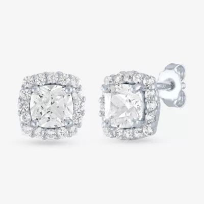 LIMITED TIME SPECIAL! Lab Created White Sapphire 8mm Stud Earrings in Sterling Silver | JCPenney