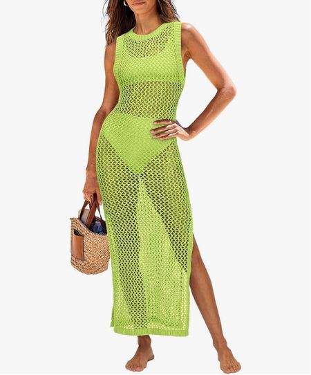 Amazon deal of the day on this crochet swimsuit coverup!! 