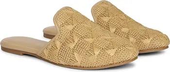 Andrea Raffia Slip-On Mule | Nordstrom