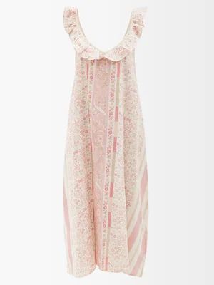 Kayva floral-print cotton midi dress | D'Ascoli | MATCHESFASHION US | Matches (US)
