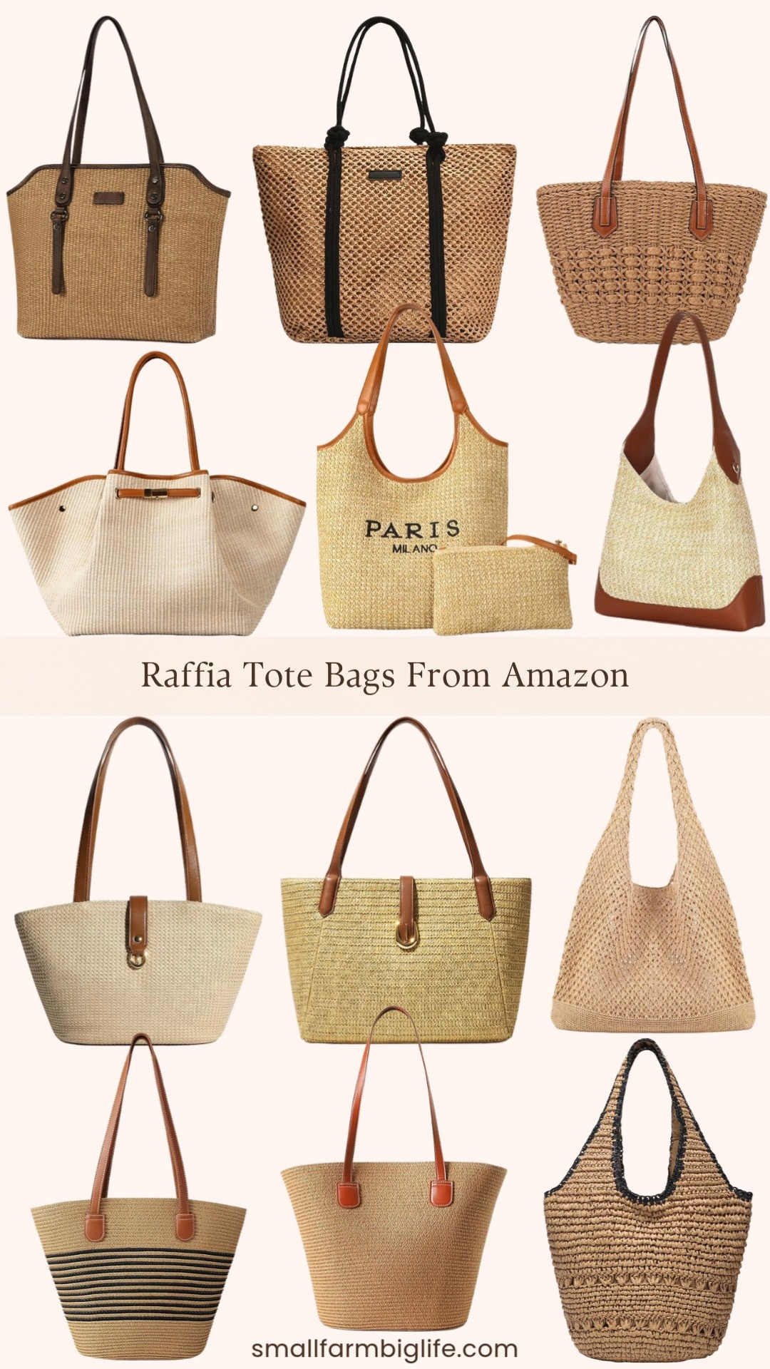 Raffia and straw tote bags are the summer accessory I cannot get enough of right now and Amazon has so many beautiful options at amazing prices! From oversized beach bags and hobo shoulder styles to classic woven totes and rattan purses, these are the effortless and chic bags that make every summer outfit feel complete. All the natural and neutral tones that go with absolutely everything. Linking all my favorites below! 

 #LTKootd #LTKOver40 #LTKTravel