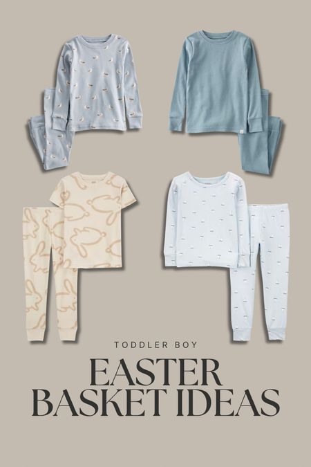 Easter Basket Idea for Toddler Boy. I love these toddler pajama sets! I especially love the organic cotton pajamas and the PurelySofr collection. Some are up to 40% off  

#LTKSeasonal #LTKSpringSale #LTKkids