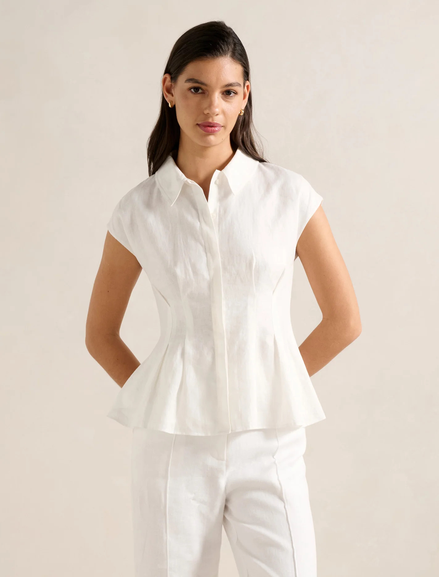 Carina Pleated Shirt | Forever New (AU)