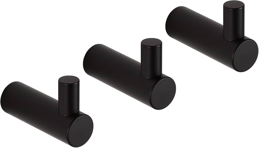 BVL Wandhaken Schwarz, 3 Stück Kleiderhaken Wand, Handtuchhaken 304 Edelstahl für Bad & Küche | Amazon (DE)