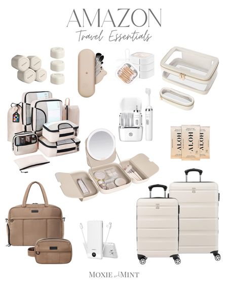 Amazon Travel / Neutral Luggage / Neutral Travel Accessories / Makeup Mirror Vase / Packing Accessories / Aesthetic Travel / Travel Containers / 

#LTKstyletip #LTKtravel #LTKSeasonal