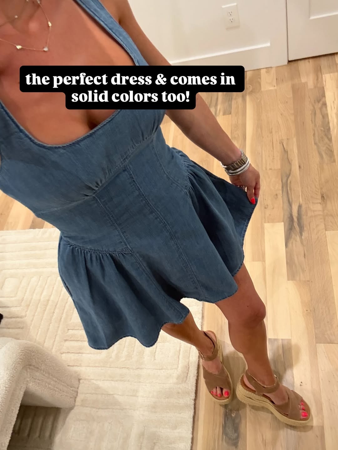 Denim dress for spring size xxsp

#LTKSaleAlert #LTKPetite