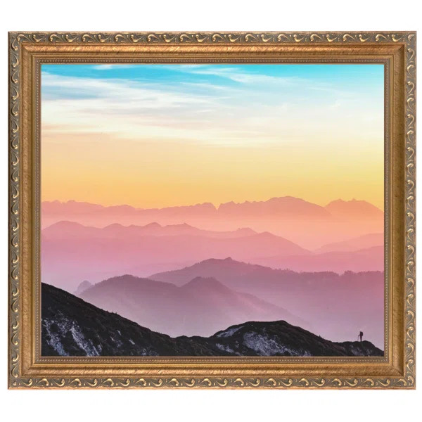 Desmarais Gold Wood Matte Picture Frame | Wayfair North America