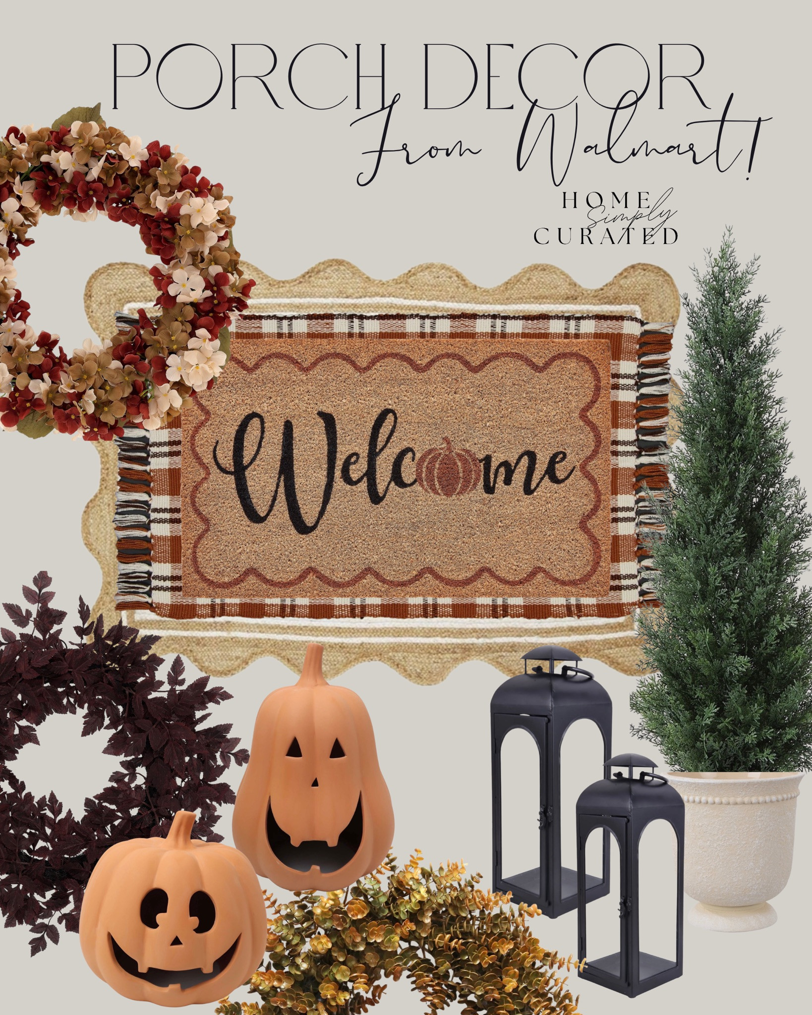 New Front Porch Decor from Walmart! 

This always sells out quickly so grab what you want now! 🎃 

Fall Porch, Porch Decor, Fall Finds, Halloween Decor, Seasonal Porch, Spooky Porch.