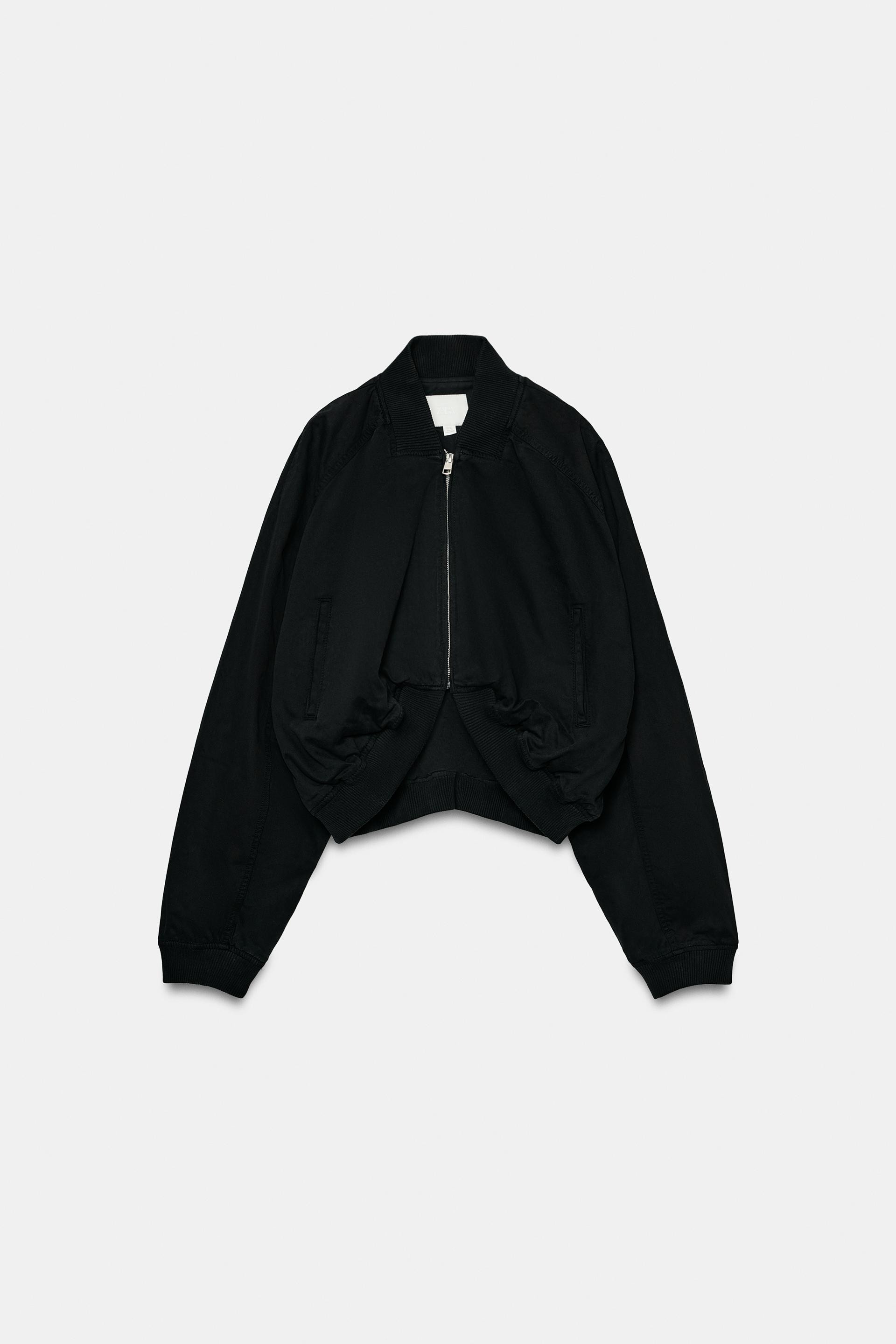 Zara - Trf Long Denim Jacket - Women - Blue - Women | Zara US