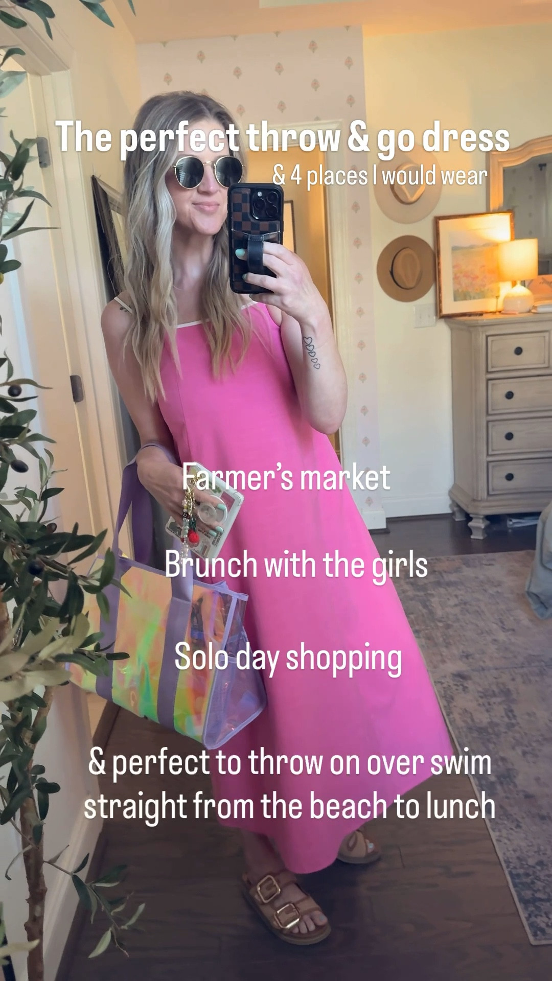The dress you throw on when you don’t know what to wear! Perfect for almost any occasion and available in some great color-ways! 

I am 135lbs, 5’7 wearing a size small

Summer Outfit | Day date | Summer dress | Sun dress | Casual | Comfy | Amazon Fashion | Beach | Vacation | Resort |

#LTKStyleTip #LTKSeasonal #LTKSwim