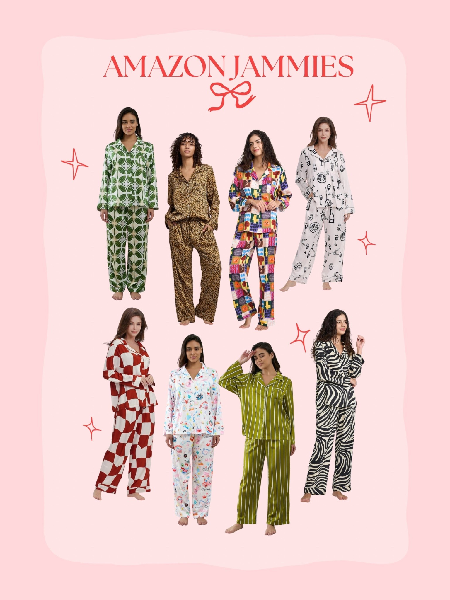 Silk Jammies
Pajama set
Christmas pajamas 
Amazon finds 

#LTKFindsUnder50 #LTKCyberWeek #LTKHoliday