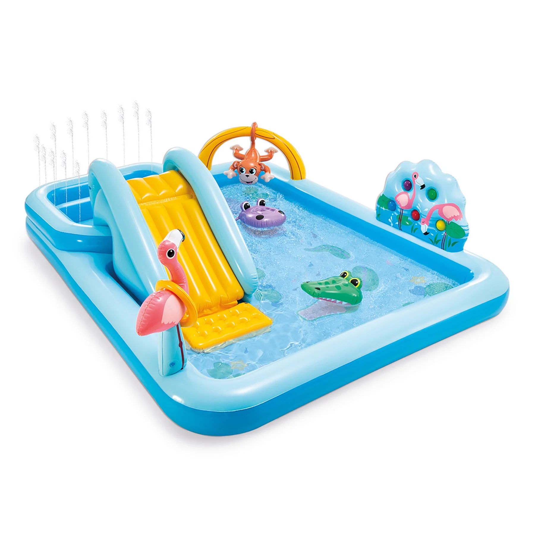 Intex Jungle Adventure Inflatable Inflatable & Kiddie Pools Pool Play Center | Walmart (US)