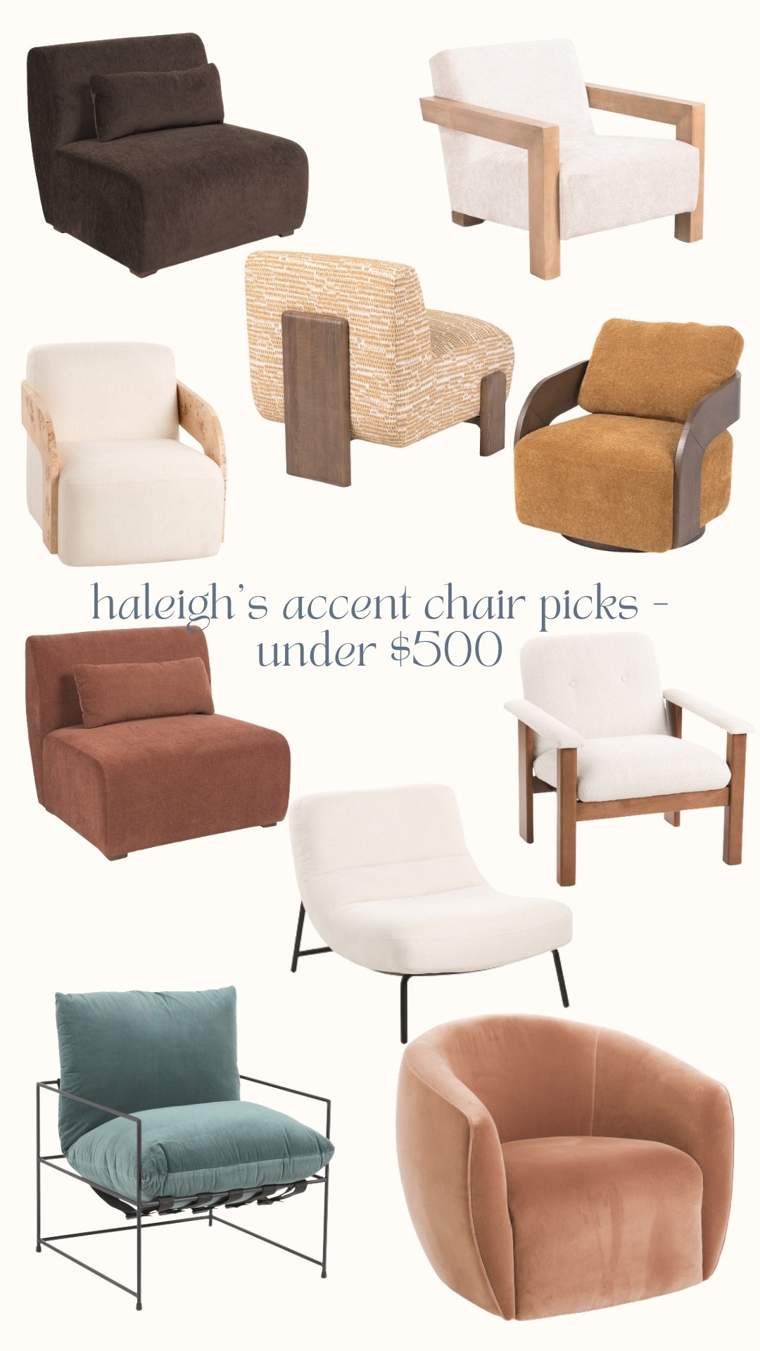9.16.25 accent chair picks - run 🤭