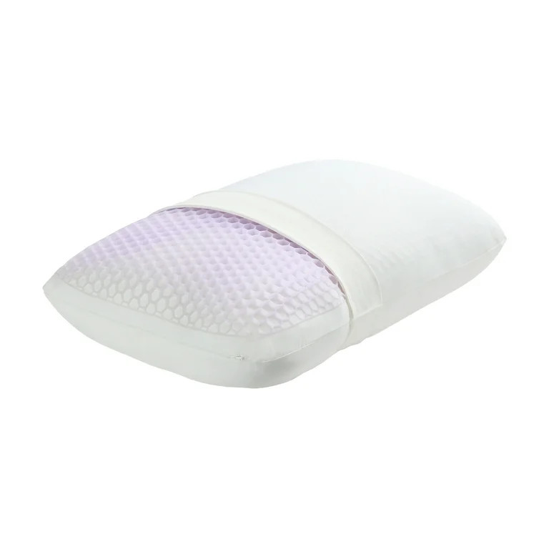 Purple GridCloud Pillow, Honeycomb Gelflex Top Layer, Hypoallergenic, Down - Alternative | Walmart (US)