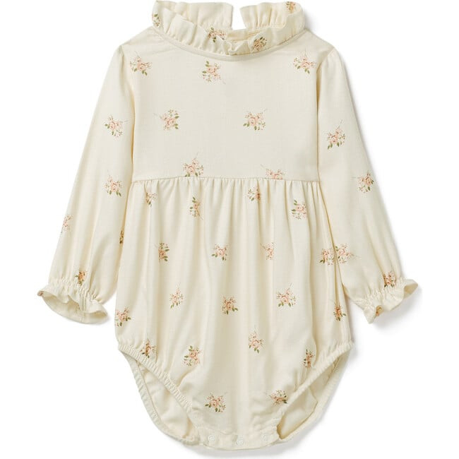 Romy Romper, Peach Tea Rose | Maisonette