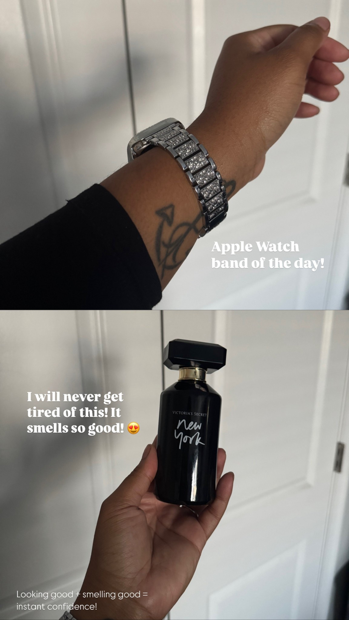 Looking good + smelling good = instant confidence! 😍

Apple Watch Band 
Victoria’s Secrete Perfume

  

#LTKStyleTip #LTKBeauty #LTKFindsUnder100