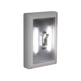 3-Watt LED Super Bright Switch Night Light, White (2-Pack) | The Home Depot