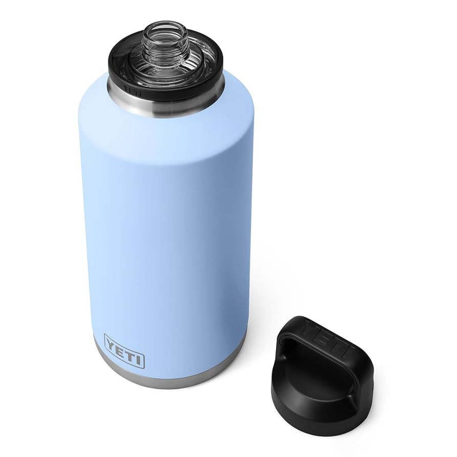 YETI Rambler 64 oz Bottle, Vacuum Insulated, Leakproof, Stainless Steel with Chug Cap, Big Sky Bl... | Amazon (US)