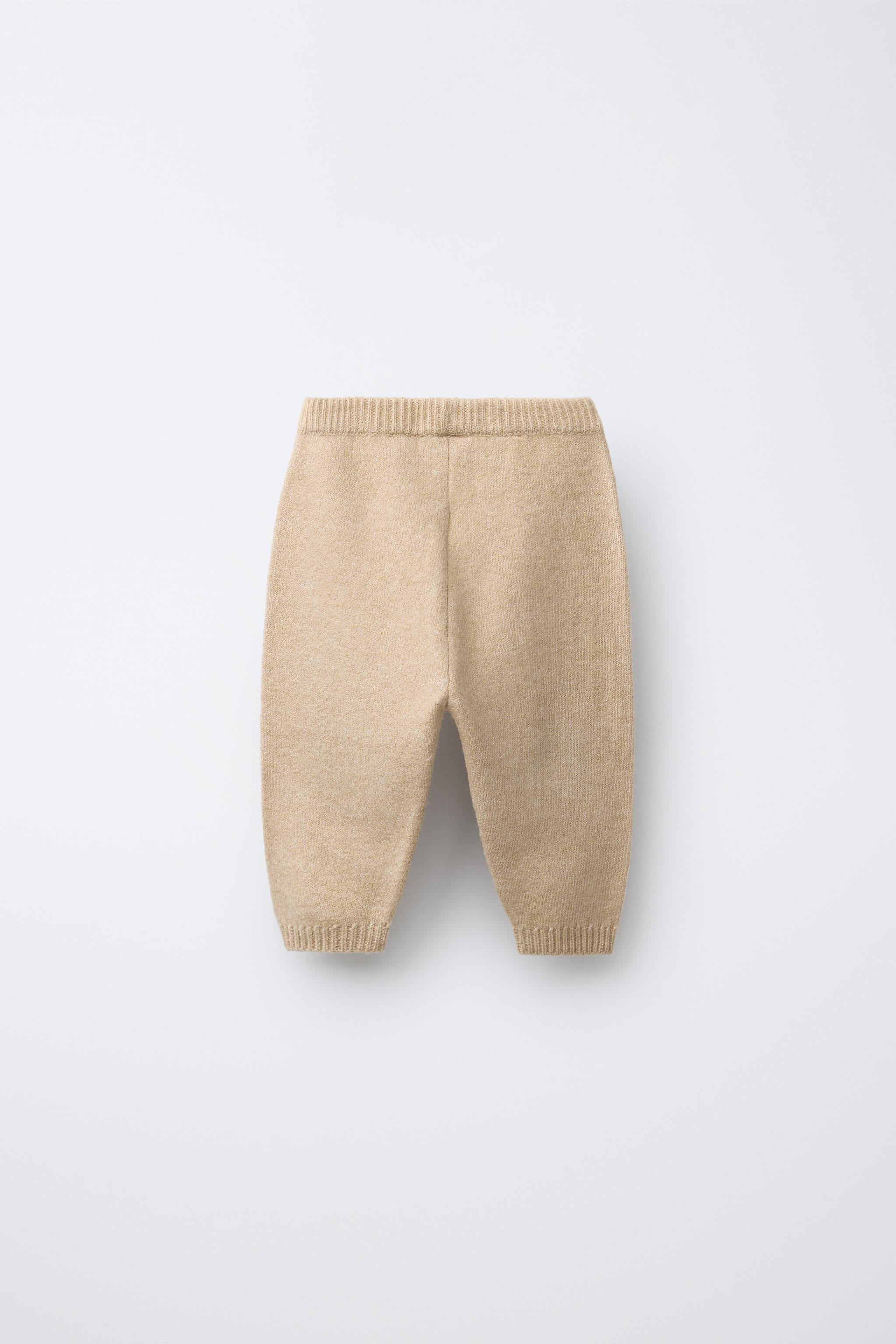 TEDDY BEAR KNIT JOGGING PANTS | Zara US