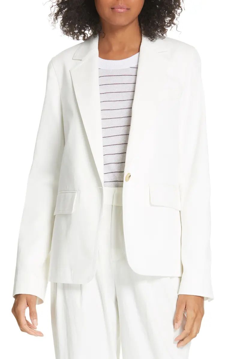 Cotton & Linen Blend Jacket | Nordstrom