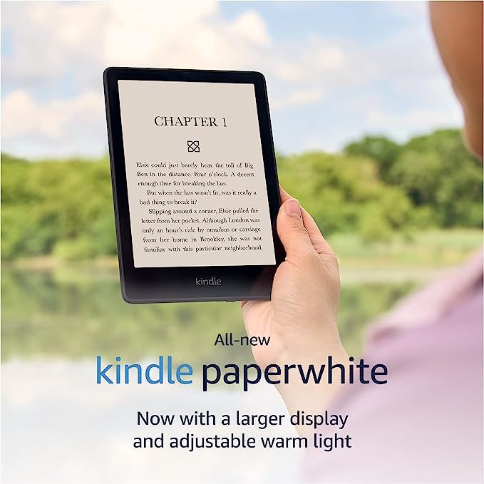 Kindle Paperwhite | 8 GB, now with a 6.8" display and adjustable warm light, with ads | Amazon (UK)