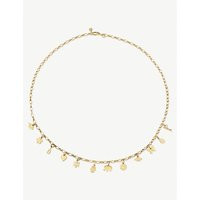Sydney Evan 14ct yellow gold charm necklace | Selfridges