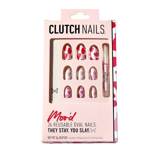 Clutch Nails Fake Nails - Moo'd - 24pc | Target