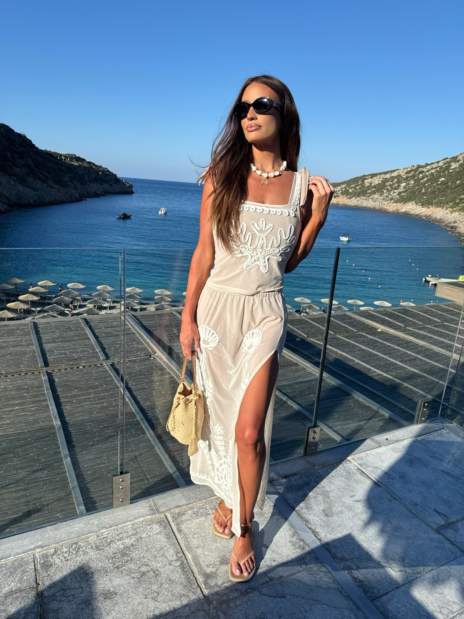 Neutral swimsuit, beach cover-up, what I wore in Greece

#LTKootd #LTKSwim #LTKTravel