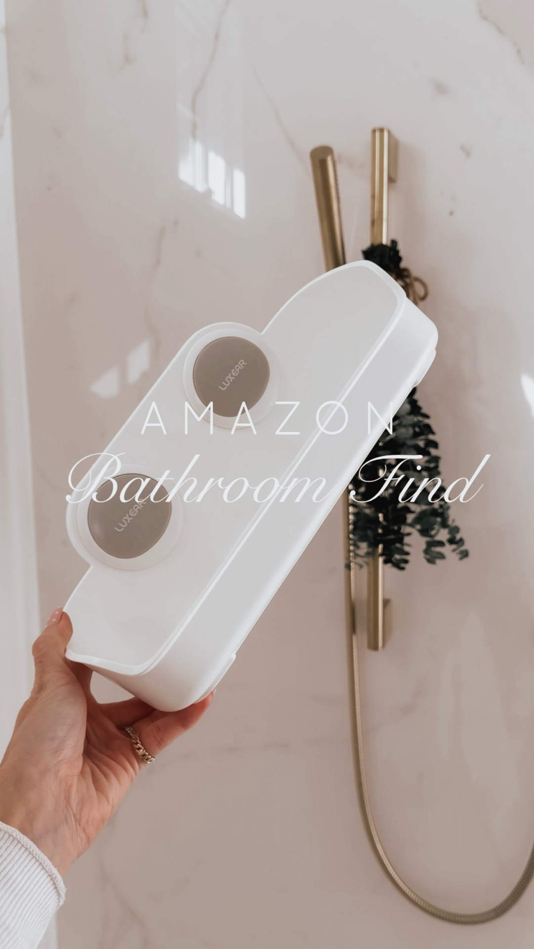 Level up your shower storage   with this no-drill caddy

#LTKHome