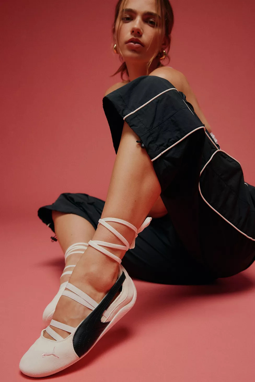 Puma X Rosé Women's Speedcat Ballet Suede Sneaker | Urban Outfitters (US and RoW)