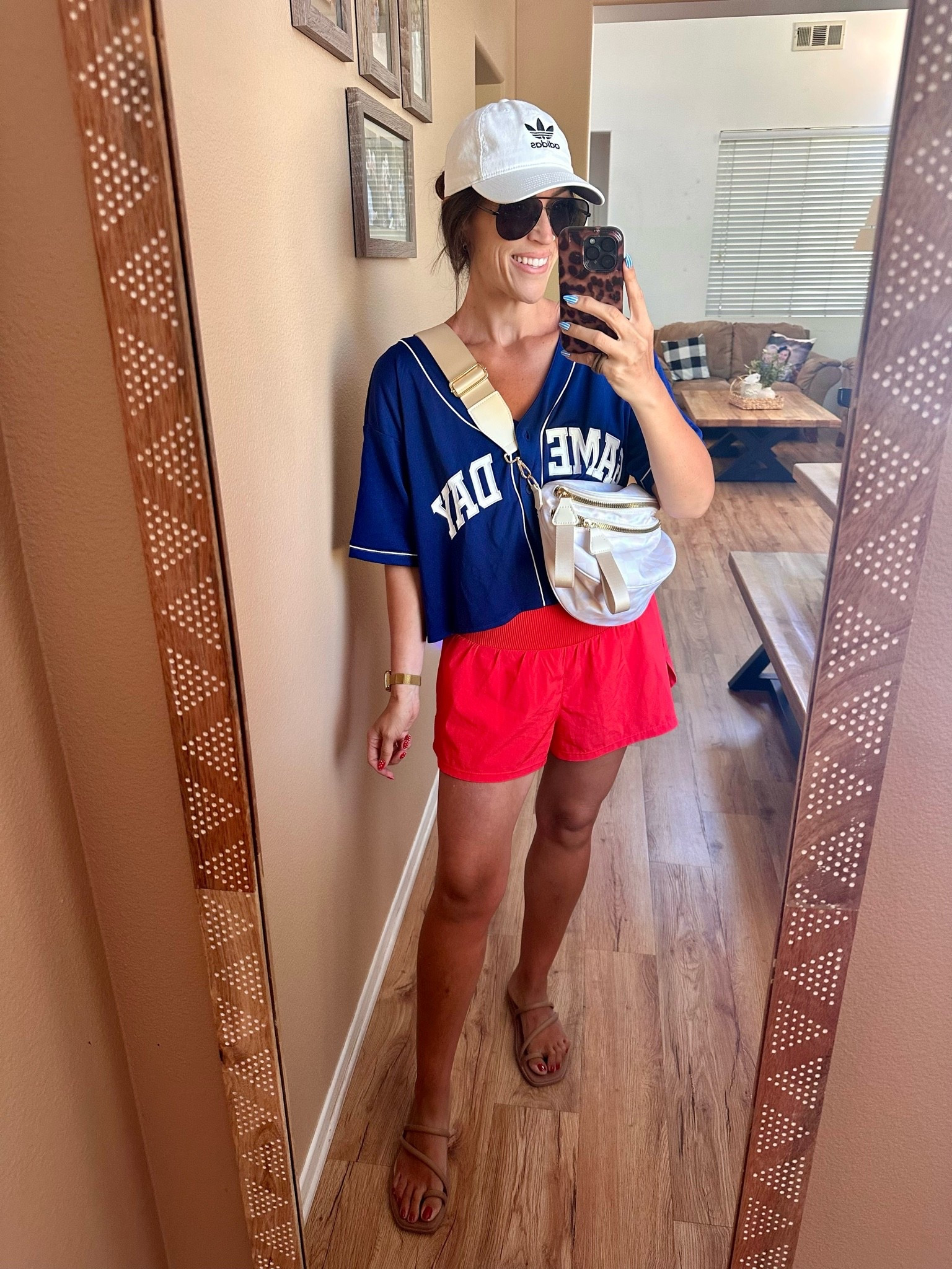 Another summer weekend lacrosse tournament outfit! Exact GameDay top isn’t sold anymore but I linked similar for you!

Shorts = L and love the thick waistband that holds you in, built in shorts too 👏🏻!

#LTKootd #LTKmomlife #LTKActive
