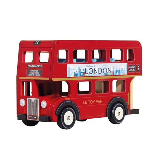 Le Toy Van - Cars & Construction - London Double Decker Bus Toy - London Toy Bus - Wooden Toy Bus - Role Play Toys - Suitable for Girls and Boys Toys Age 3 + | Amazon (US)