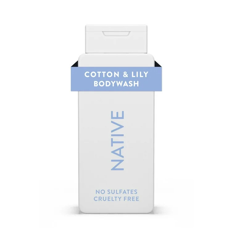 Native Cotton & Lily Body Wash 18oz | Walmart (US)