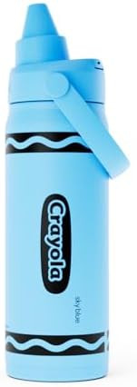 CamelBak Crayola Chug Stainless Steel Water Bottle 16oz, Sky Blue | Vacuum Insulated Steel, Spill... | Amazon (US)