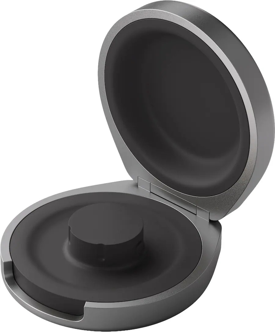 The Oura Ring 4 Charging Case Portable Charger - Size 7 - Up to 5 Oura Ring charges - Black | Best Buy U.S.