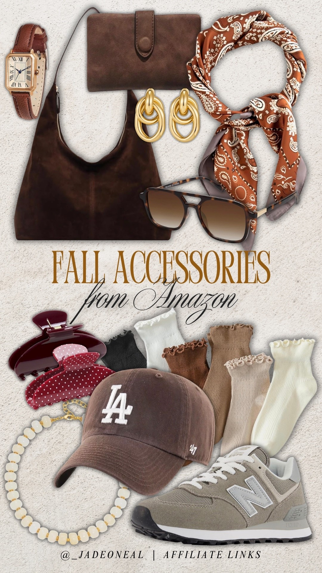 Fall accessories from Amazon! Rounded up the cutest neutrals + coziest accessories for fall 🍂 

Seasonal fall autumn accessories hair socks hat clips jewelry affordable Amazon finds

#LTKmomlife #LTKSeasonal #LTKootd