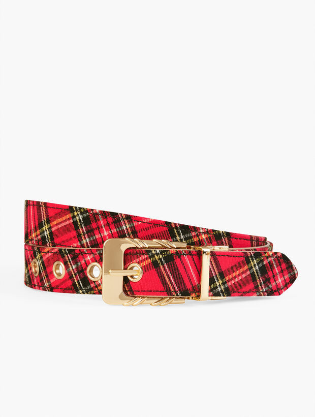 Tartan Plaid Reversible Belt | Talbots