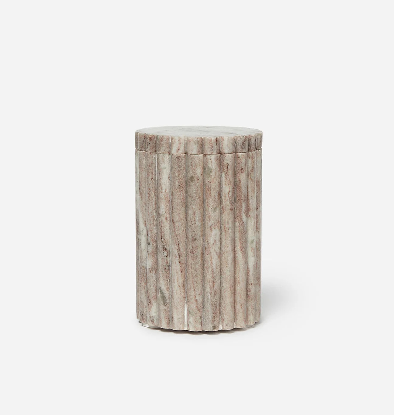 Luca Marble Canister | Shoppe Amber Interiors | Amber Interiors