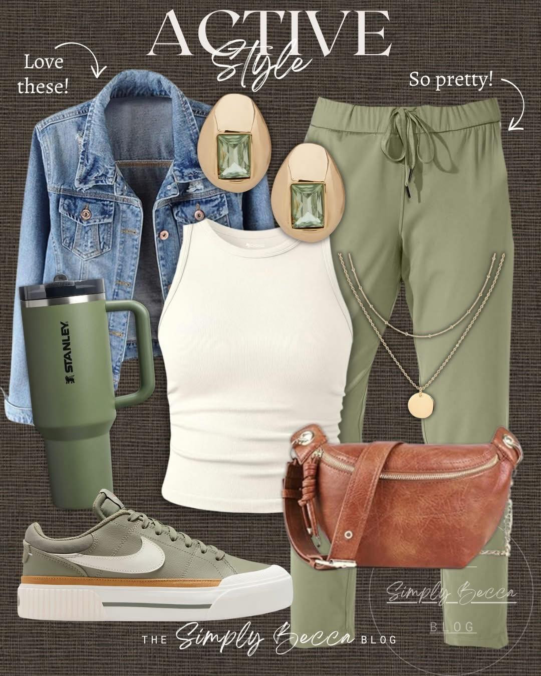 Easy athleisure outfits that balance comfort and style perfectly.

#ltkwomens #activestyle #workoutclothes #joggers #armygreen @Nike US

#LTKfitnessgoals #LTKmomlife #LTKActive