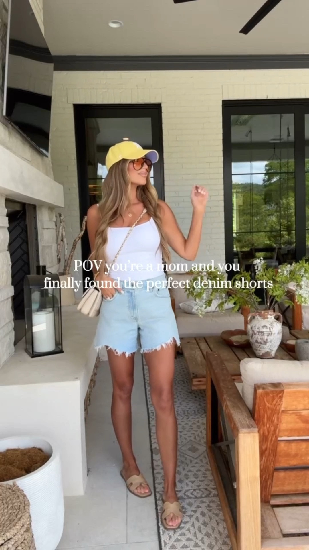 25% off + extra 15% off with code AFSUMMER.  Size 28 denim shorts (sized up one for a looser fit) and small tank 

#LTKSaleAlert